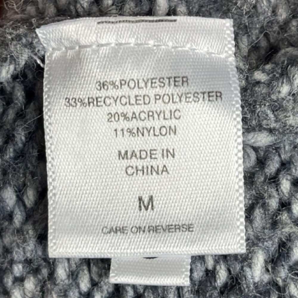 NEW YORK & COMPANY | Women's Gray Button Front Chunky Cardigan | Size M - Picture 9 of 12